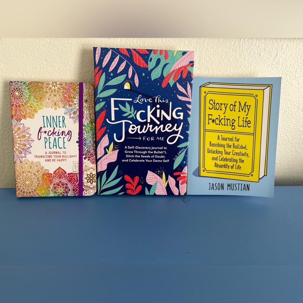 Love This F*cking Journey for Me Journal Bundle of 3